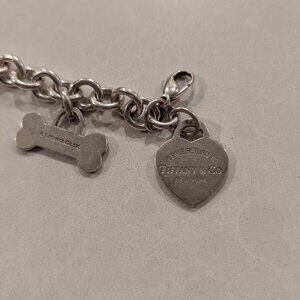 Tiffany's charm bracelet - Return to Tiffany's with a heart and dog bone charm